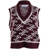 Women's Phoebe Jacquard Knit Polo Vest