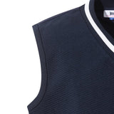 V-Neck Knit Vest