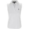 Women's Sleeveless Air Tech Pique Scallop Placket Tailored Fit Polo - Fairway Styles