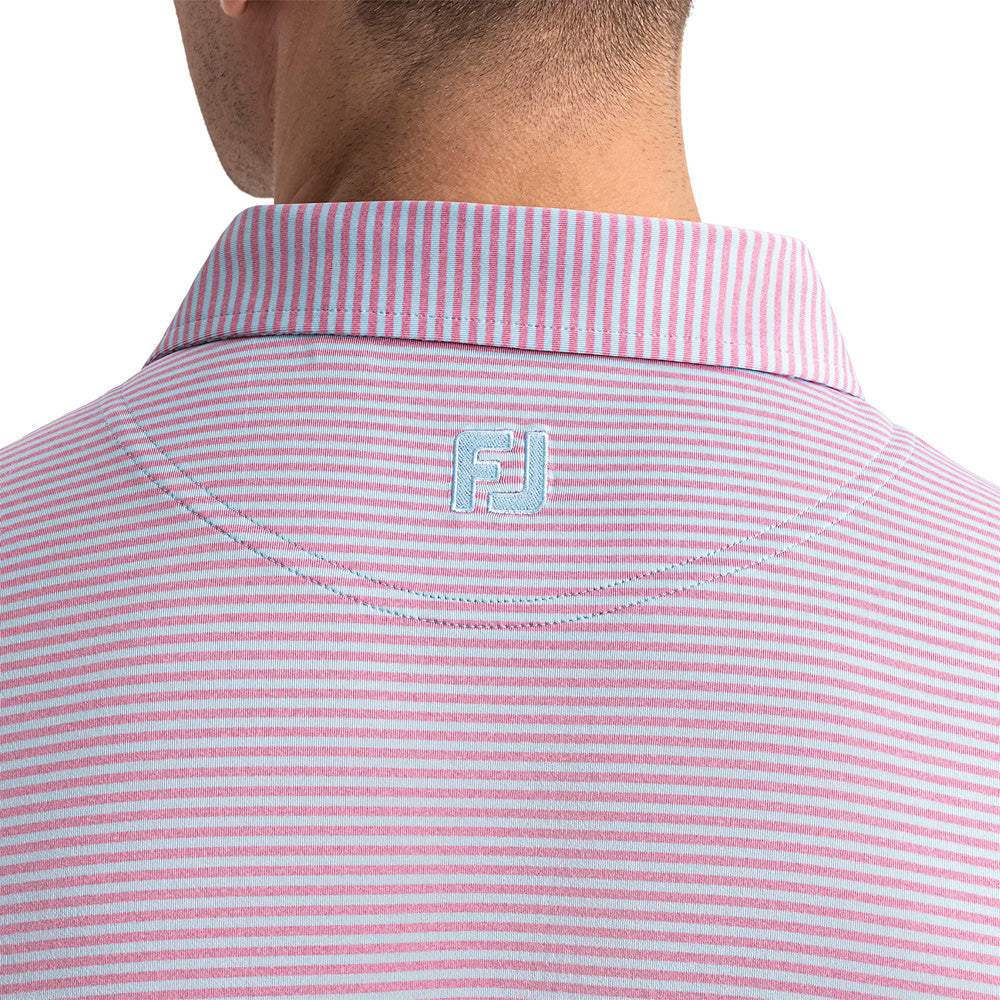 Heather Feeder Stripe Polo