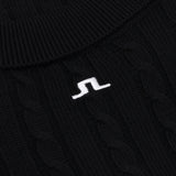 Women's Kinsley Cable Knit Wool Polo