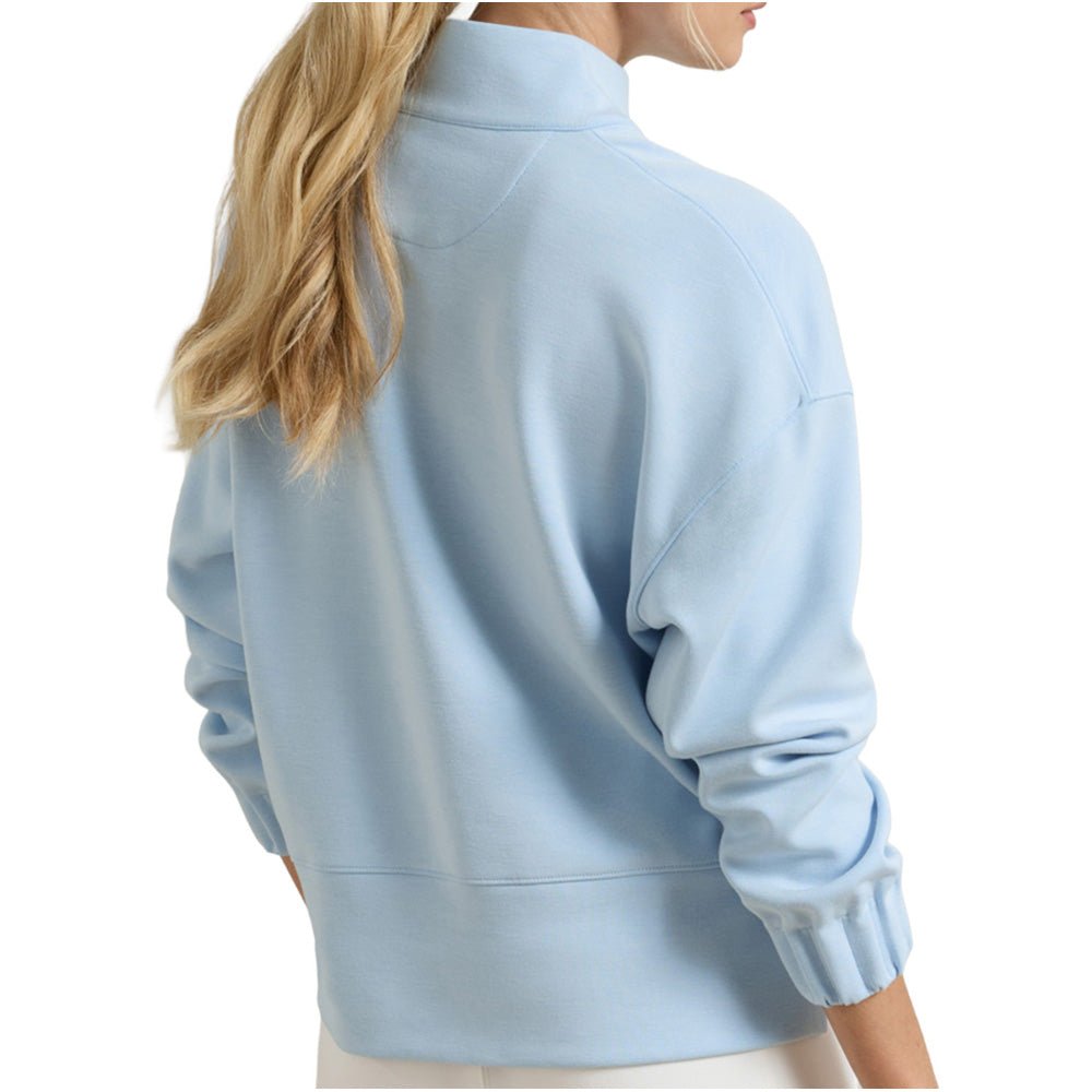 Women's Flora Knit Melange 1/2 Zip Pullover - Fairway Styles
