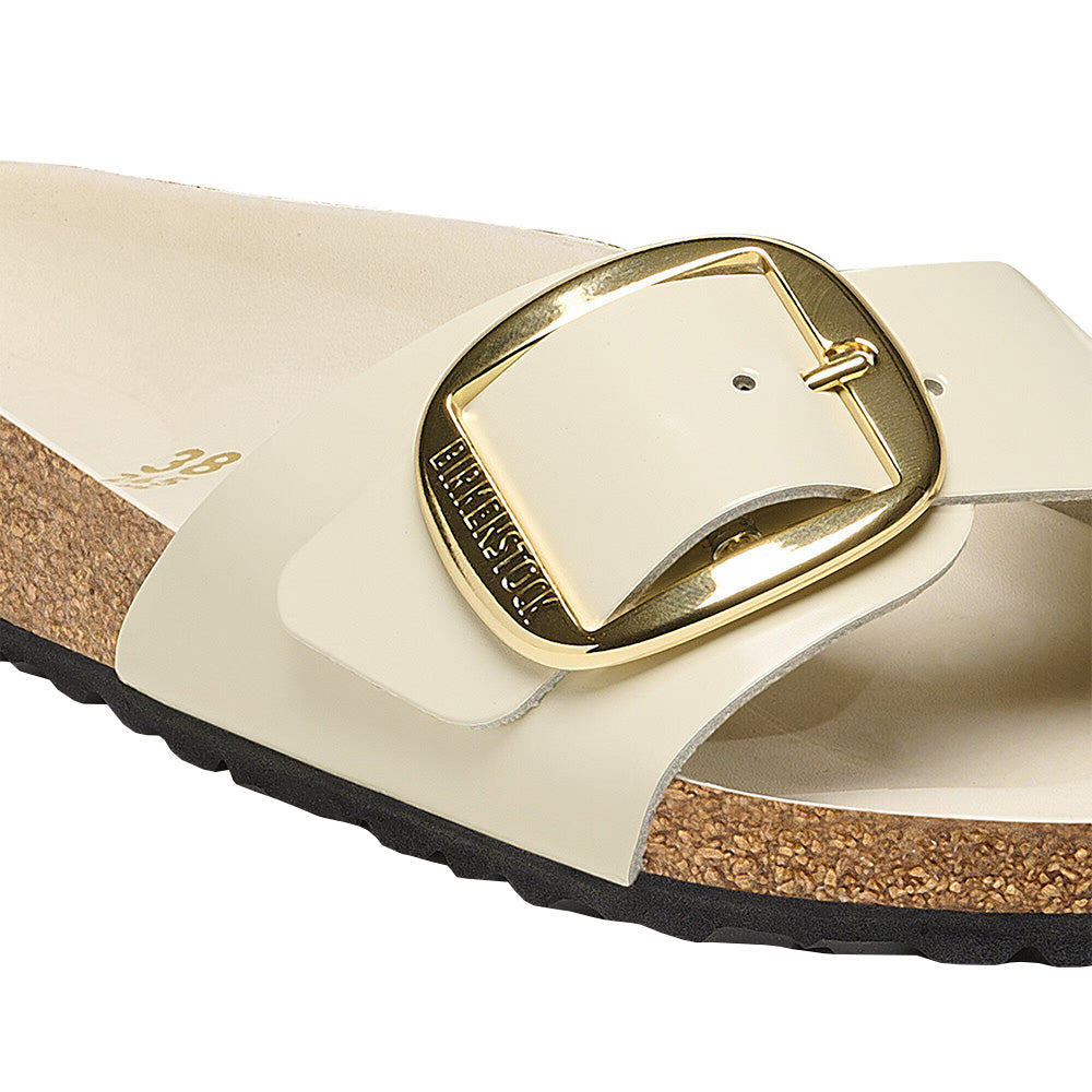 Women's Madrid Big Buckle Natural Leather Patent Shoes