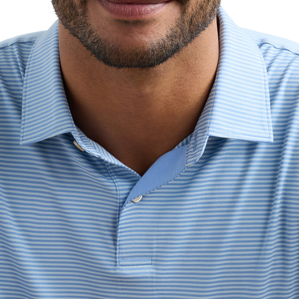 Featherweight Stripe Performance Polo