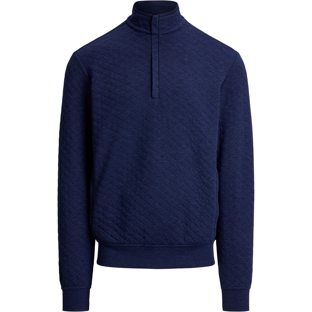 Quilted Double Knit 1/4 Zip Pullover