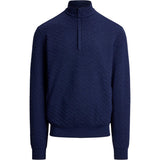 Quilted Double Knit 1/4 Zip Pullover