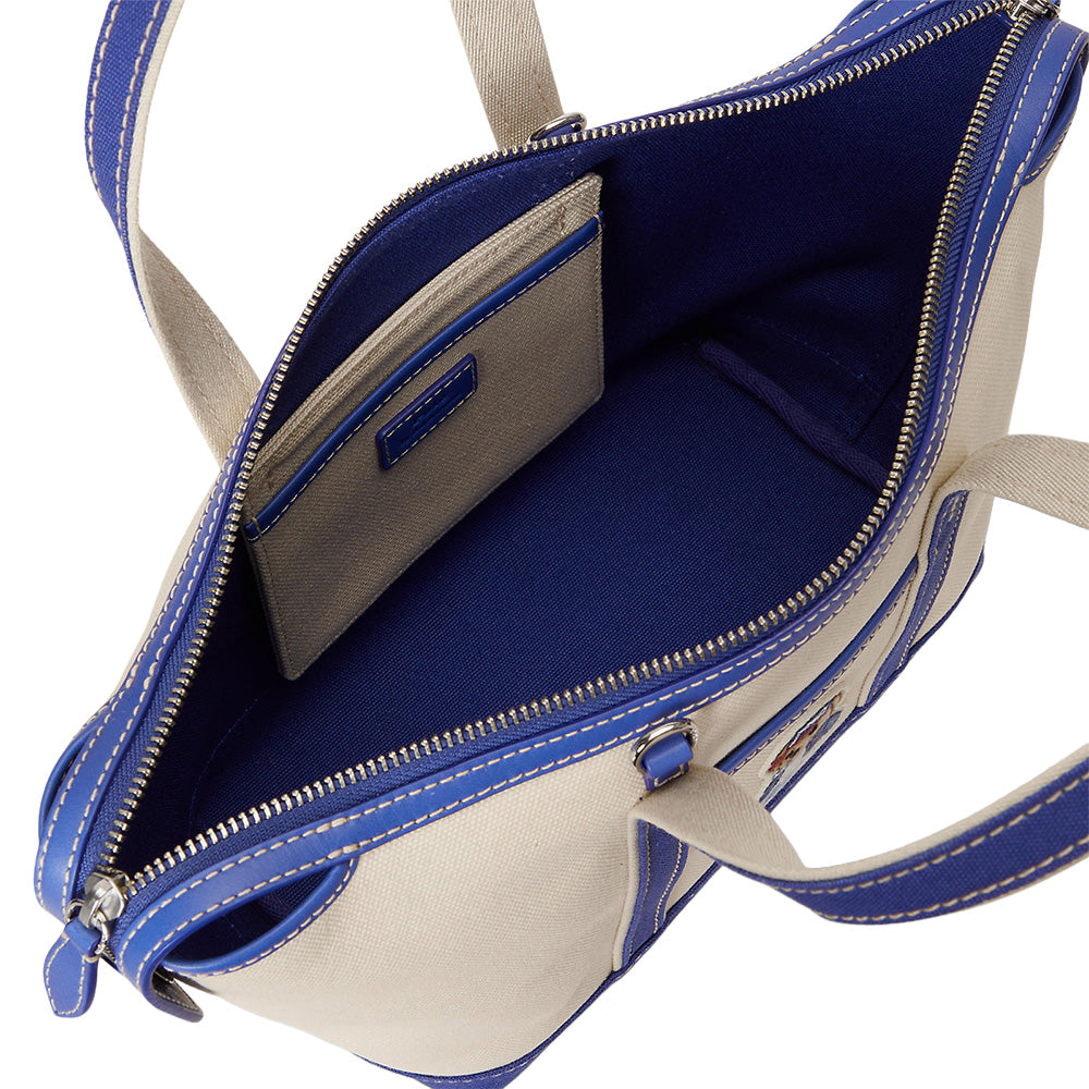 Polo Bear Canvas Mini Shopper Tote Bag