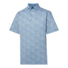 Speckle Print Lisle Polo