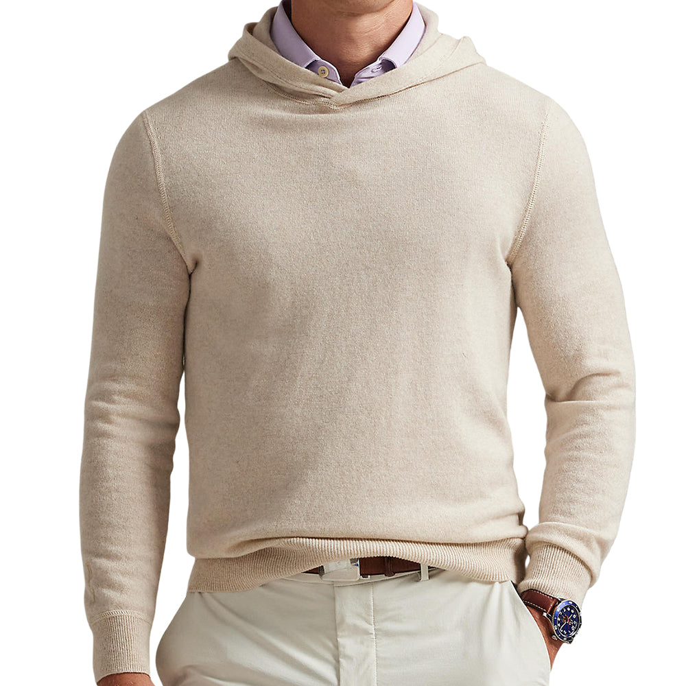 Washable Cashmere Hooded Sweater