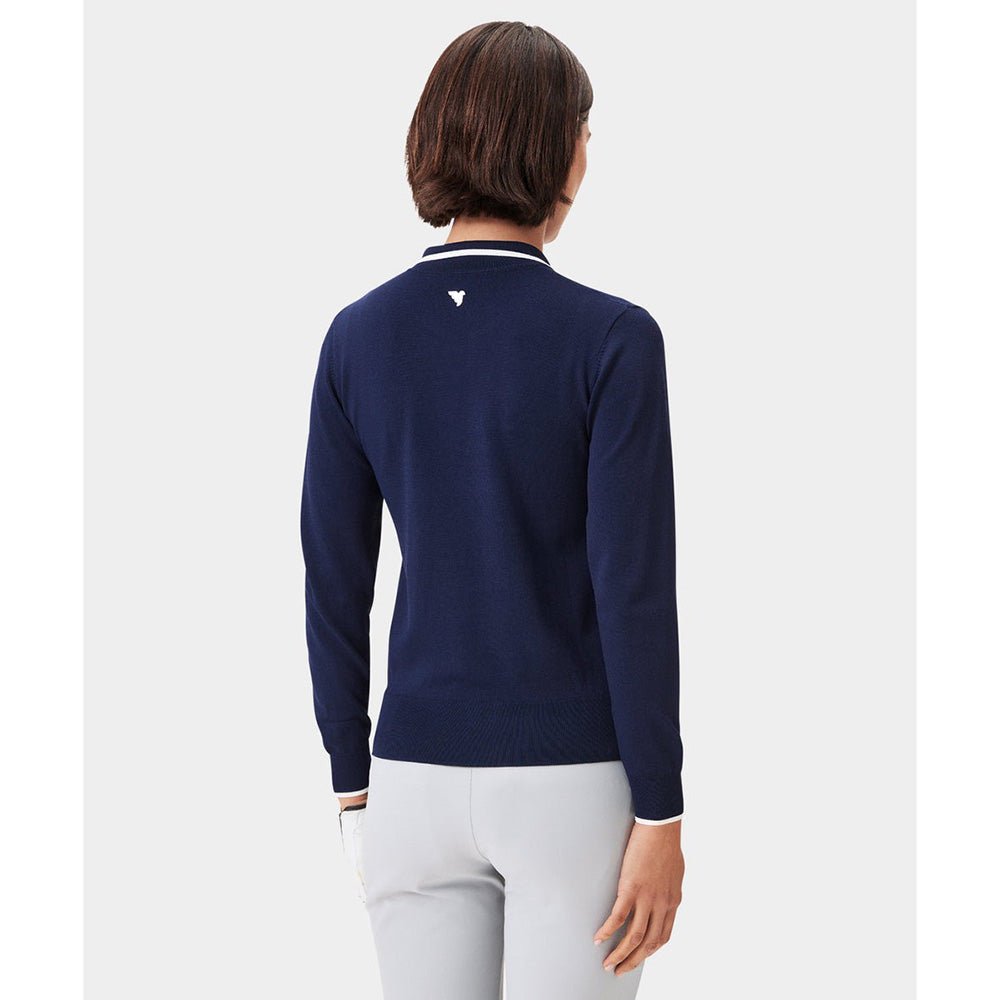 Women's Ella Knit Long Sleeve Polo - Fairway Styles
