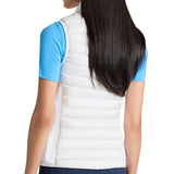Women's V-Down Quilted Stretch Tech Interlock Vest