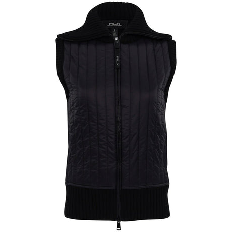 Women's Hybrid Quilted - Panel Wool Vest - Fairway Styles