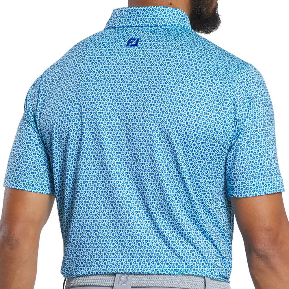 Allover Floral Lisle Polo