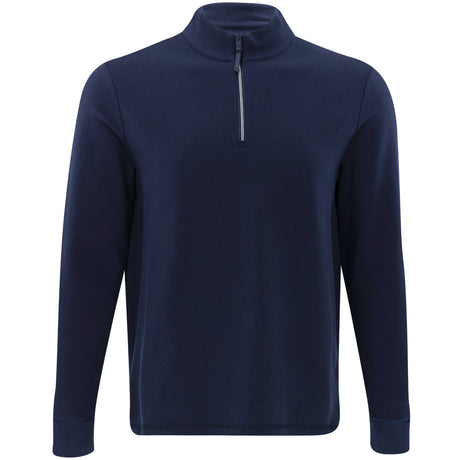 Waffle Knit 1/4 Zip Pullover