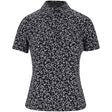 Women's Ditsy Floral Silky Tech Nylon Polo - Fairway Styles