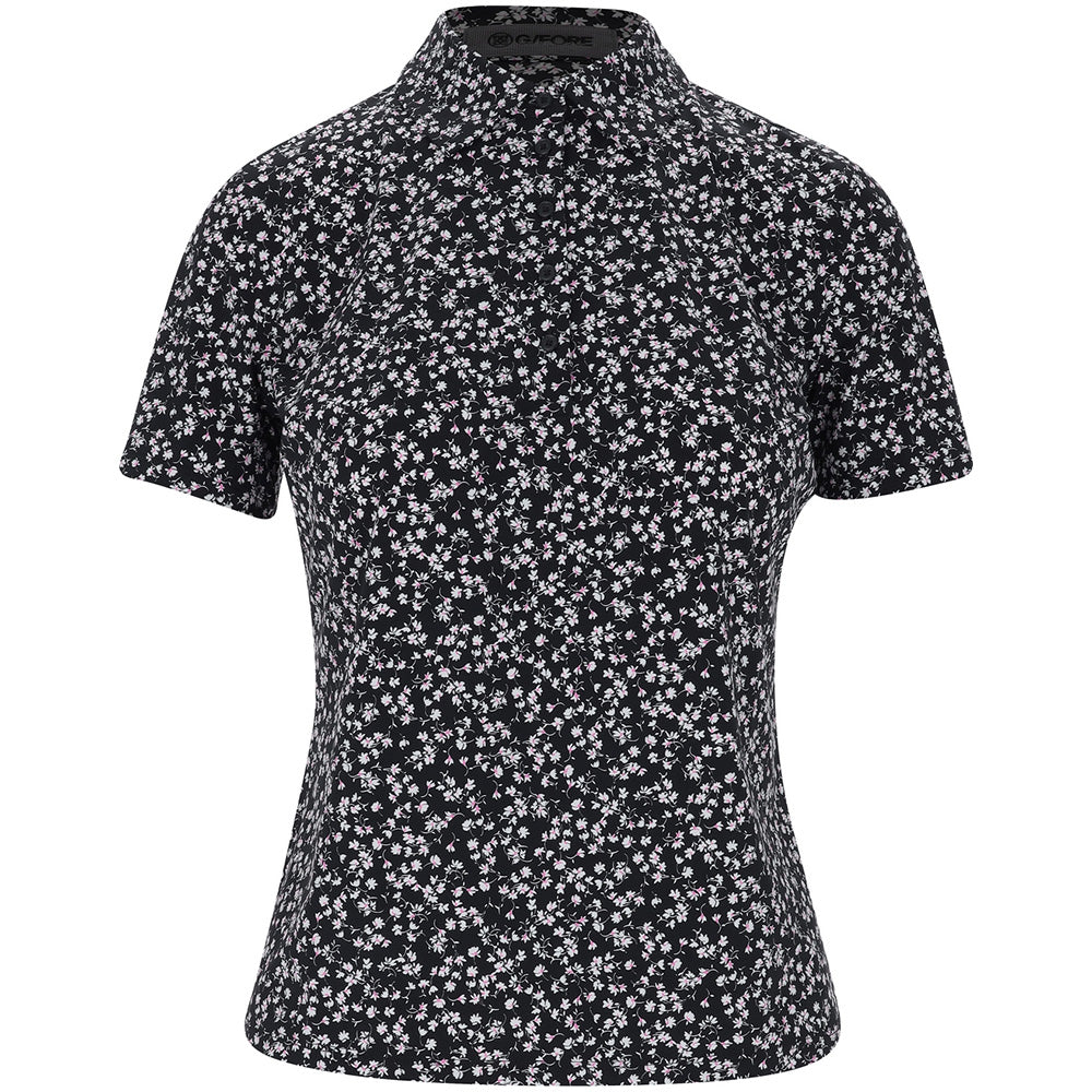 Women's Ditsy Floral Silky Tech Nylon Polo