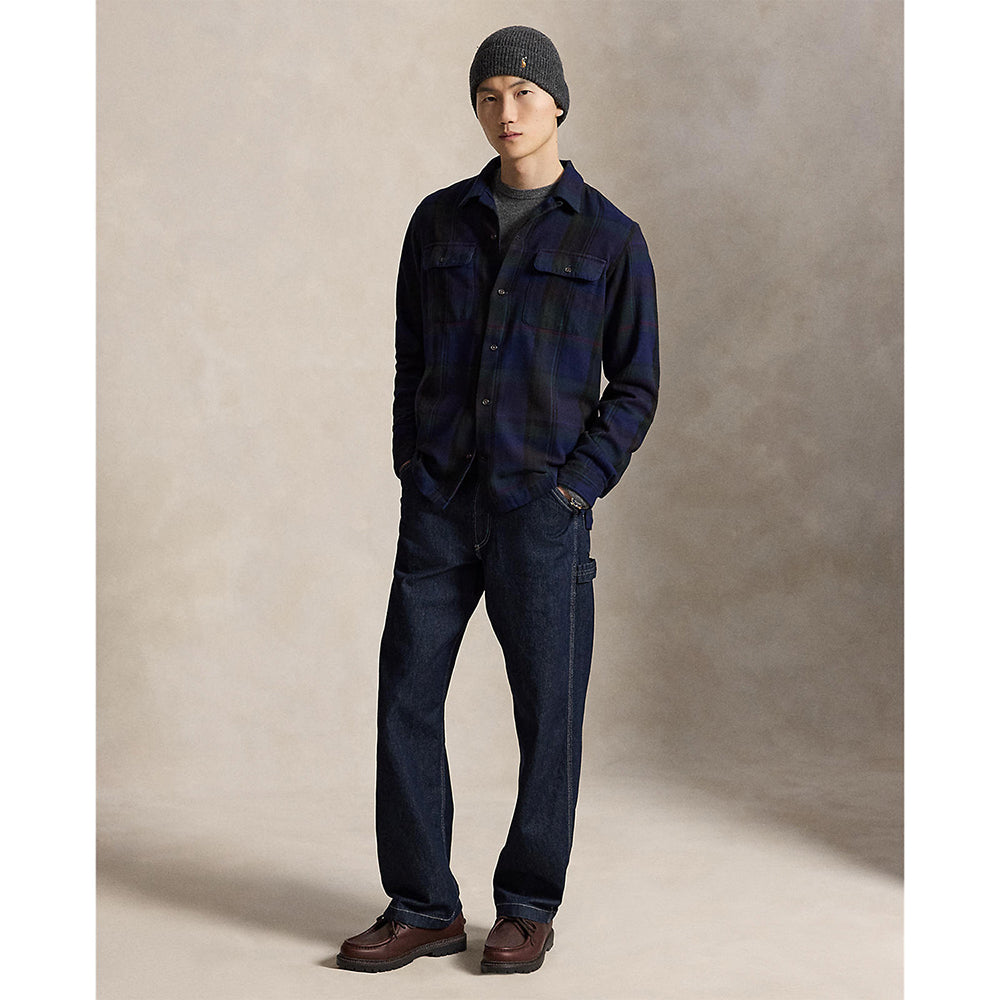 Classic Fit Plaid Twill Long Sleeve Workshirt