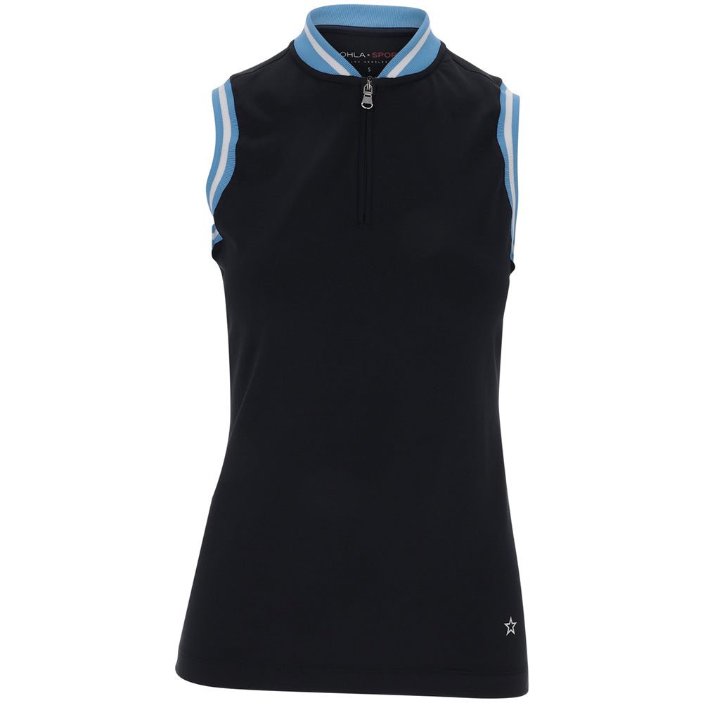 Women's The Bianca Sleeveless 1/4 Zip Top - Fairway Styles