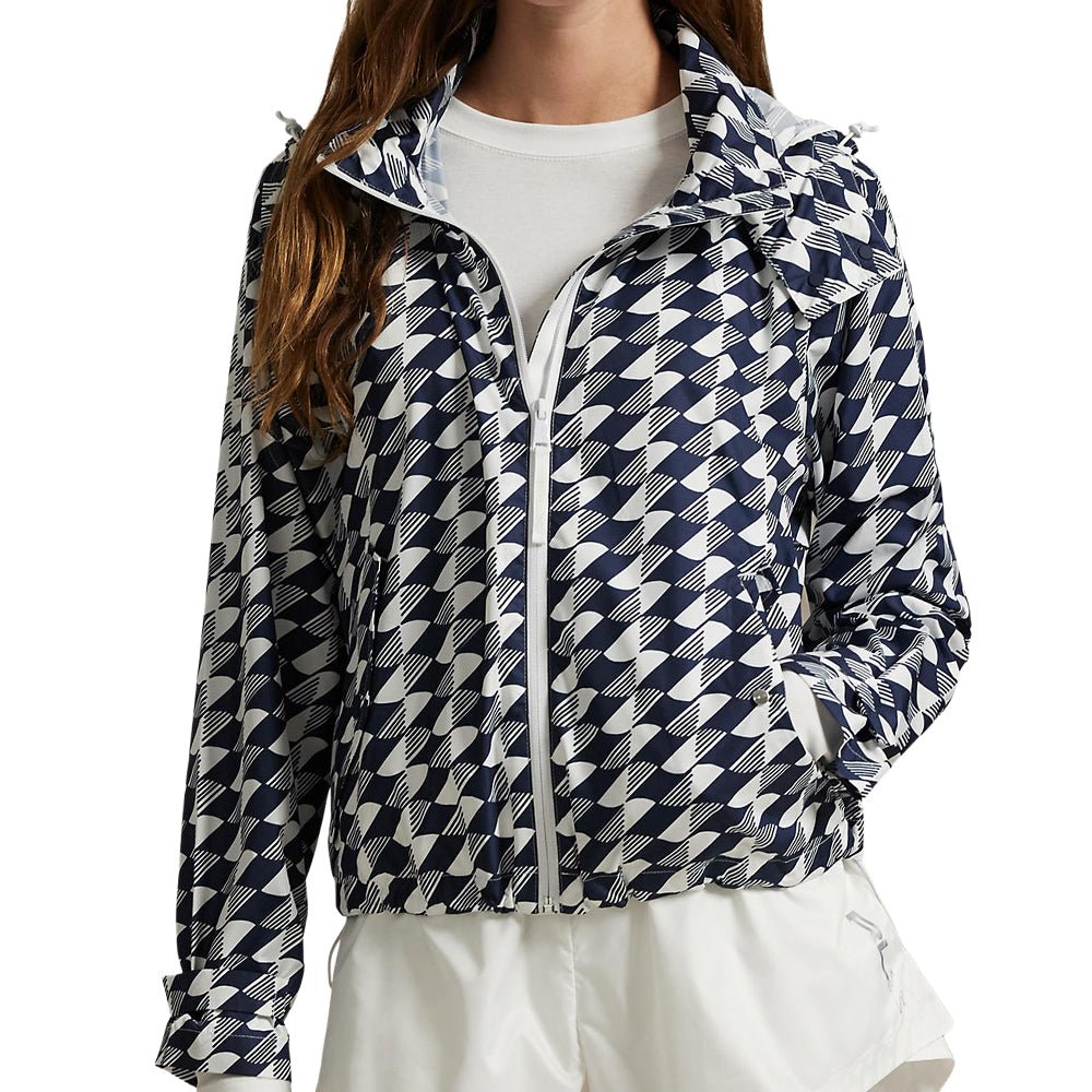 Women's Graphic Hooded Rain Jacket - Fairway Styles