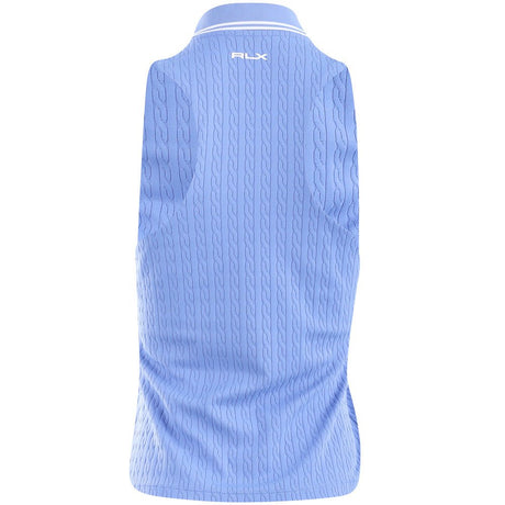 Women's Active Cable Sleeveless 1/4 Zip Polo - Fairway Styles