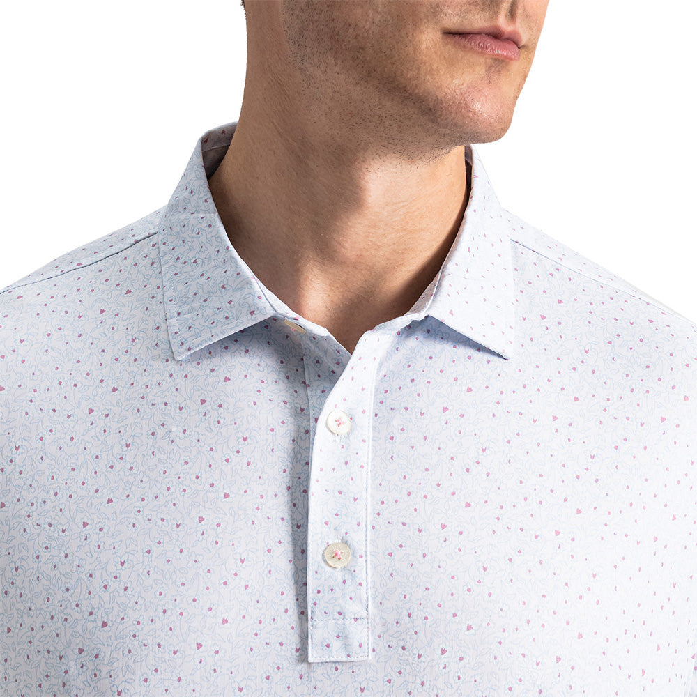 Linework Floral Polo
