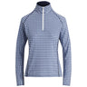 Women's Gingham Stretch-Jersey 1/4 Zip Pullover