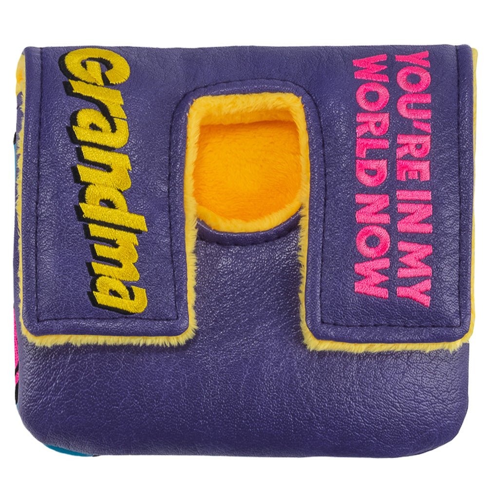 Happy Grilmore Small CS Mallet Putter Cover - Grandma - Fairway Styles