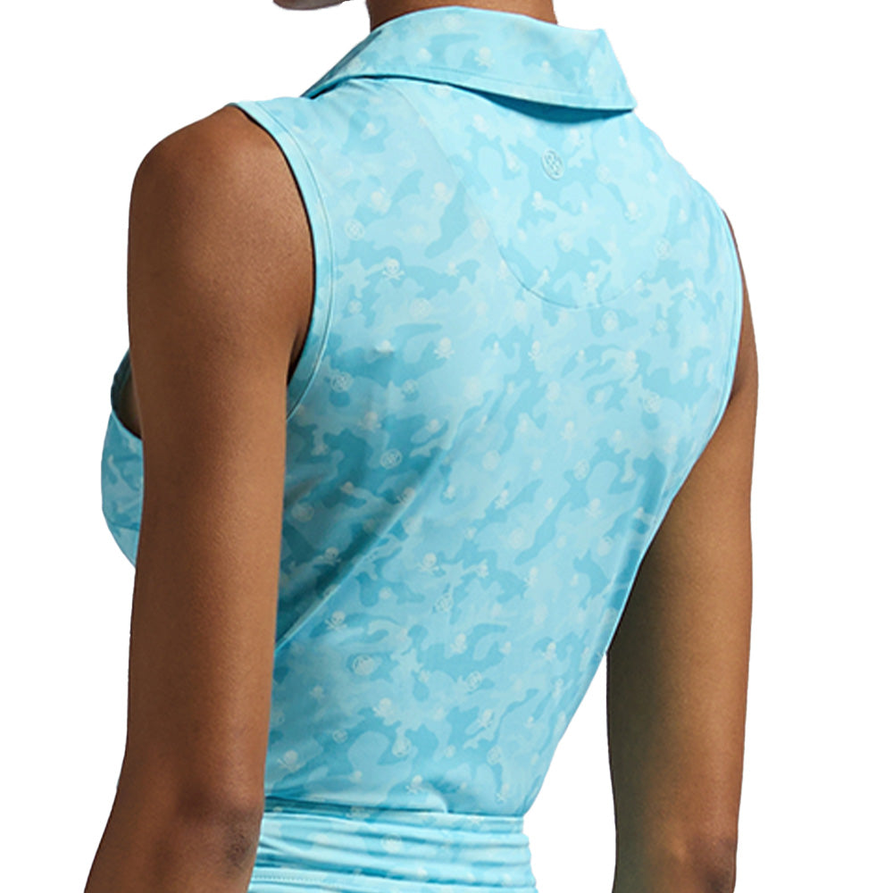 Women's Icon Camo Silky Tech Nylon Sleeveless Polo
