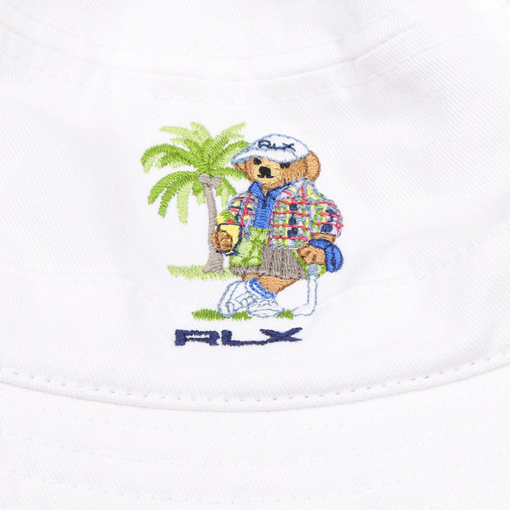 Women's Palm N Plaid Bear Bucket Hat