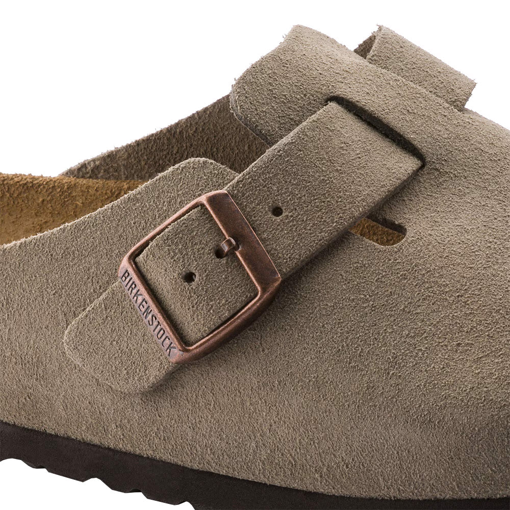 Boston Soft Footbed Suede Leather Shoes - Fairway Styles