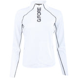 Women's Contrast Mesh Silky Tech Nylon 1/4 Zip Pullover