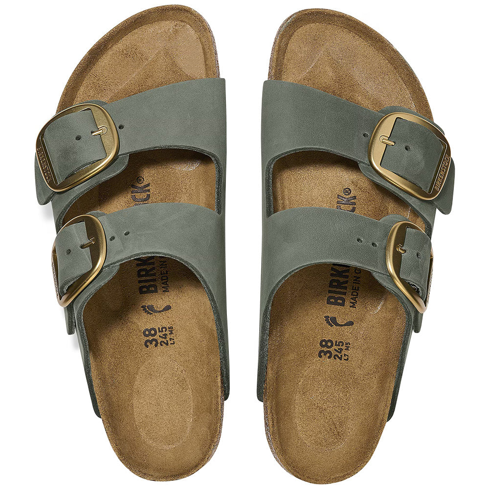 Women's Arizona Big Buckle Nubuck Leather Shoes