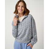 TravisMathew x Liberty London Women's Dancing Maddsie Print 1/2 Zip Pullover
