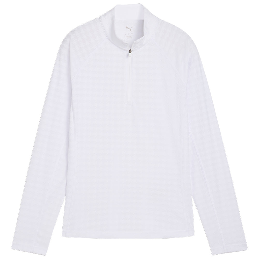 Women's Houndstooth 1/4 Zip Pullover