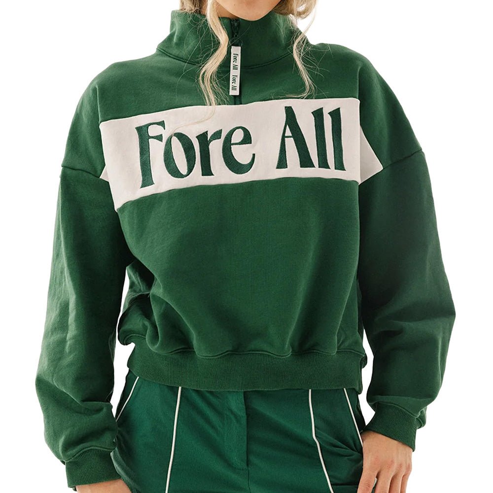 Women's 1/4 Zip Mock Neck Pullover