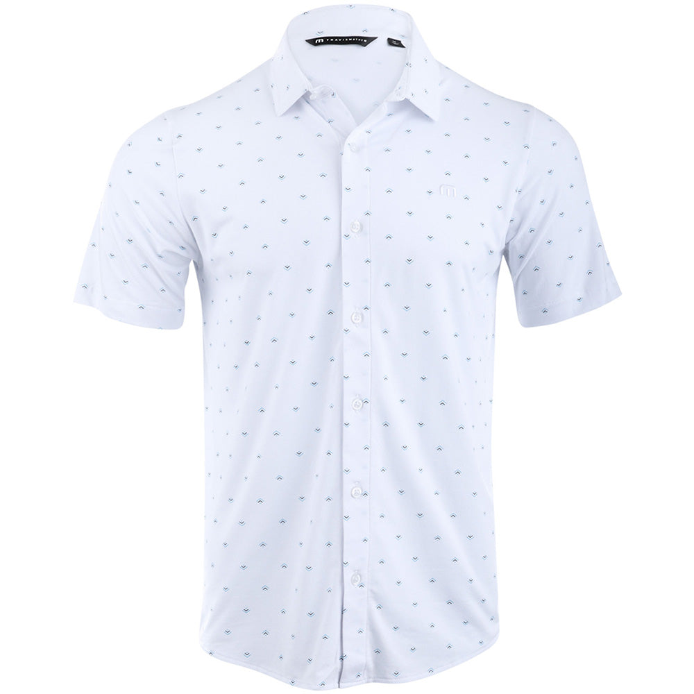 Comfortknit Geo Button-Up Shirt