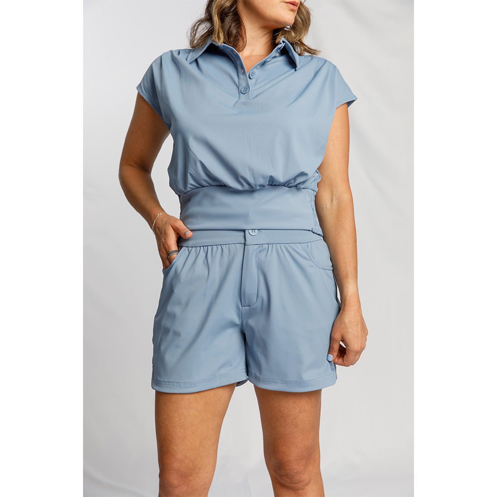 Women's Amelia Cap Sleeve Polo - Fairway Styles
