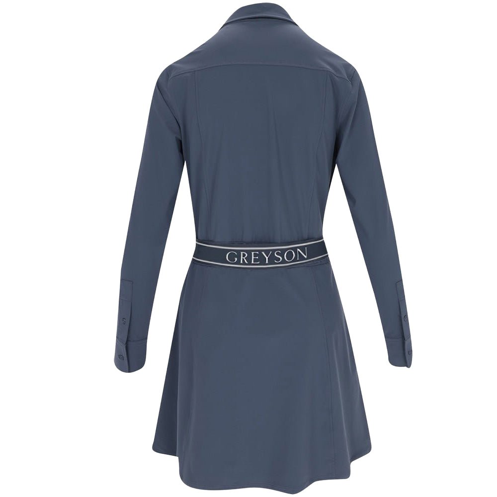 Women's Phoenix Belted Long Sleeve Dress - Fairway Styles