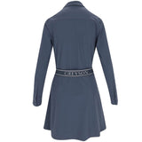 Women's Phoenix Belted Long Sleeve Dress - Fairway Styles