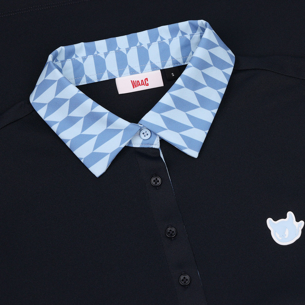 Women's Optic Block Collar Polo