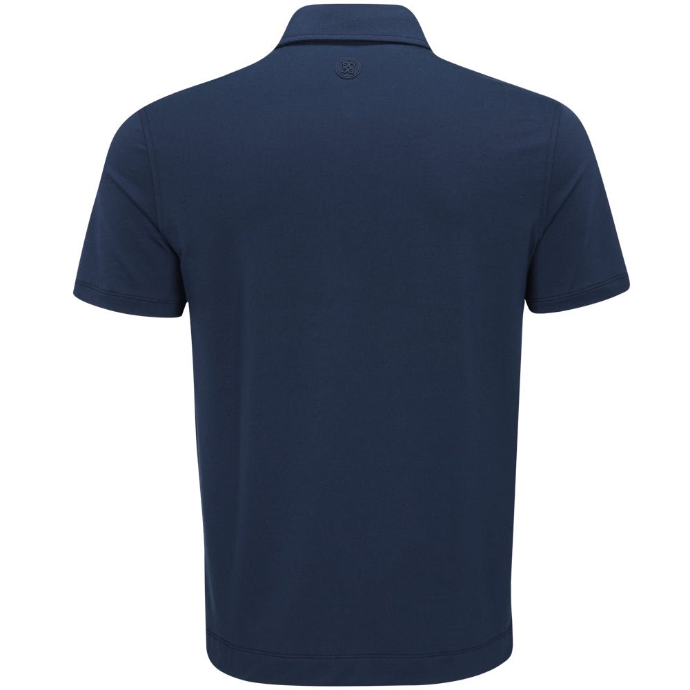All Play Tipped Fine Stretch Pique Long Sleeve 1/4 Zip Polo - Fairway Styles