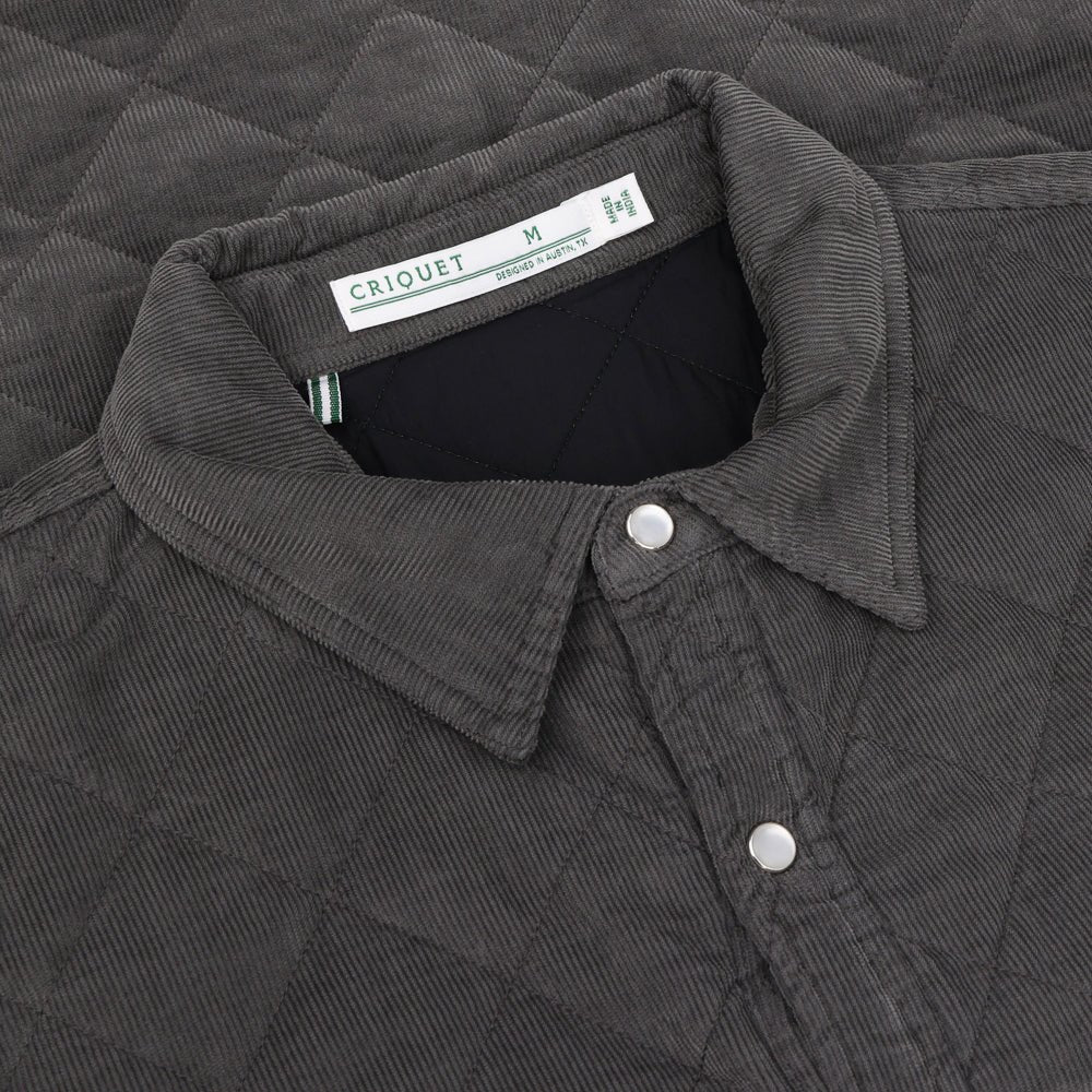 Corduroy Quilted Shacket - Fairway Styles