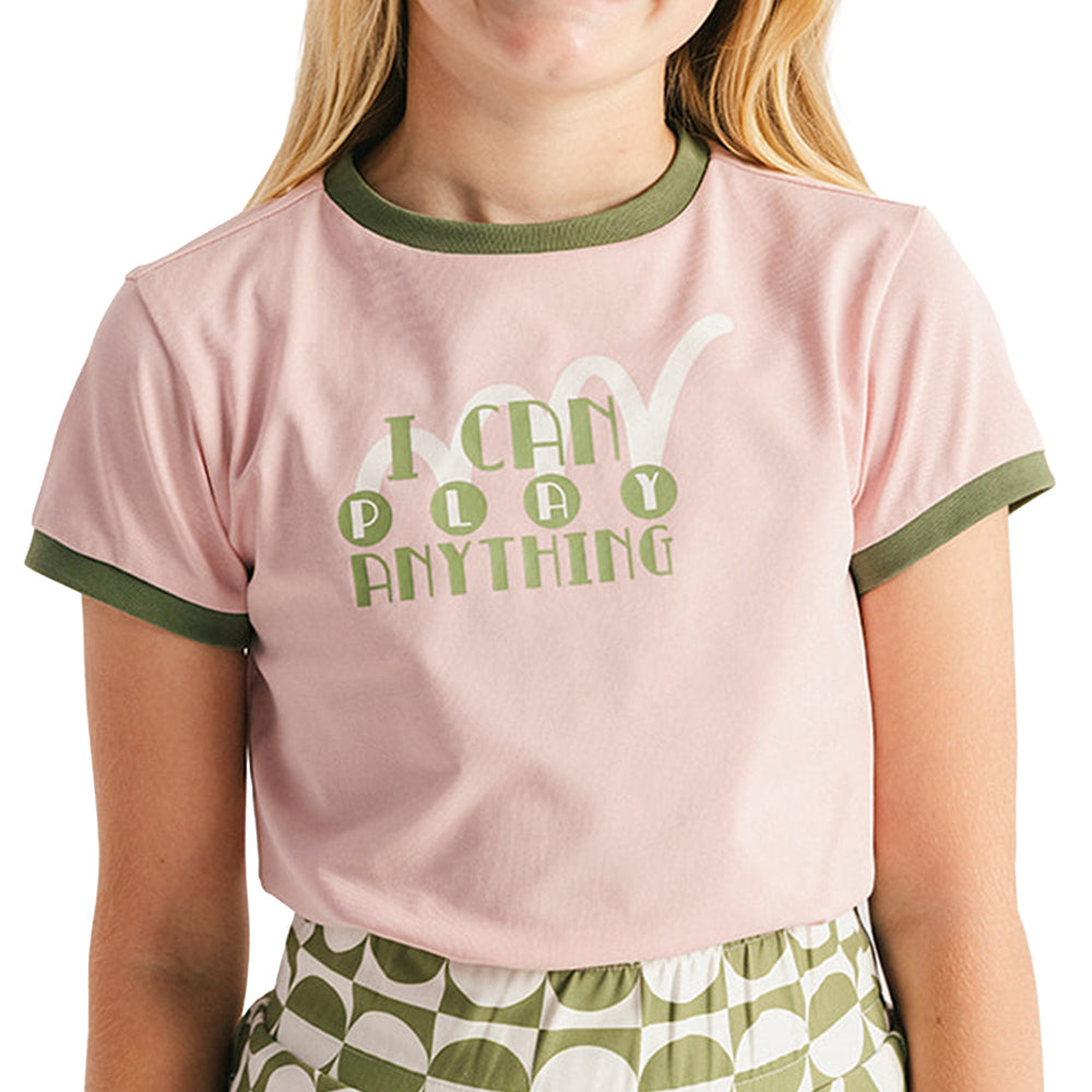 Fore All x Barbie™ Girls' I Can Play Anything Tee