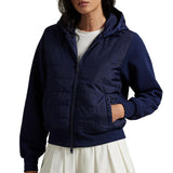 Women's Hybrid Fleece-Quilted Sweatshirt