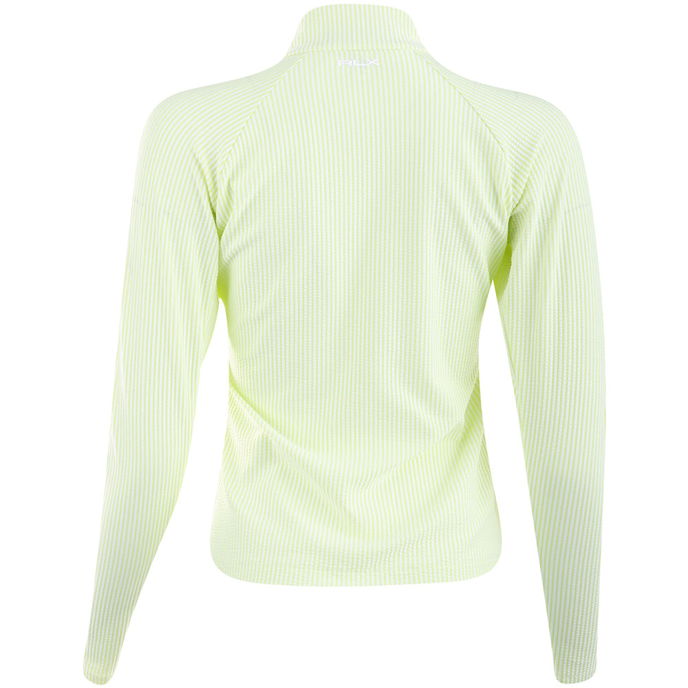 Women's Seersucker Mock Neck Jacket