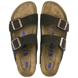 Arizona Soft Footbed Suede Leather Shoes - Fairway Styles