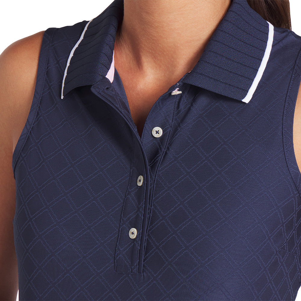 PUMA x Arnold Palmer Women's Jacquard Sleeveless Polo