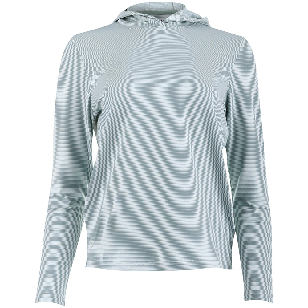 Women's Sugar Stripe Pine Performance Hoodie