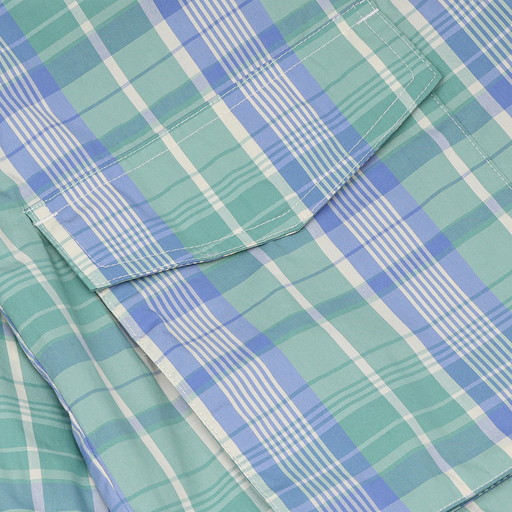 Women's Cotton Woven Madras Rain Jacket