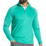 Tonal Dot Block 1/4 Zip Mid Layer